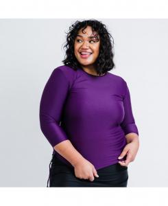 Купальный топ и плавки/бюстгальтеры Margaux больших размеров Calypsa, Eggplant