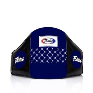 Накладка на живот Fairtex Standard Leather Belly Pad - Hook & Loop Waist Wrap, синий
