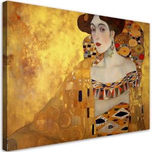 Картина арт-принт KUNSTLOFT Klimt's Golden Muse, золотой
