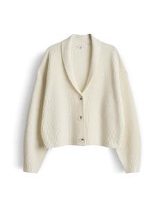 OPUS Кардиган 'Dusena' белого цвета