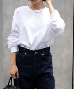 Футболка с длинными рукавами и нагрудным карманом из ультрахлопка GILDAN/6.0 унций. Однотонная. Gildan GL2410