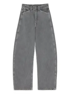 Джинсы с завышенной талией LEMAIRE, серый