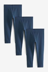 Леггинсы школьные трикотажные 3 пары Clarks, синий