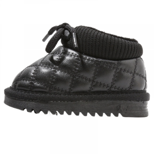 Нескользящие теплые детские туфли среднего размера для младенцев и малышей MAIBUXIONG, черный