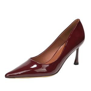 Beijiani Тонкие каблуки на шпильке 7 см женские бордовые, цвет Burgundy
