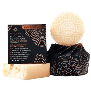 Набор из твердого шампуня и кондиционера для волос Viori, Native Essence