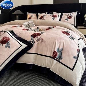 Disney Комплект постельного белья 4 предмета, 180 см, простыня, пододеяльник 200x230 см, цвет Rose Time