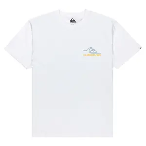 Футболка с коротким рукавом Quiksilver Light Waves, белый