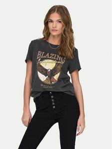 Футболка обычного кроя Lucy 15215721 Only, черный