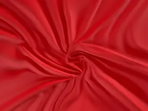 Простыня атласная Kvalitex на резинке 120х200 см красная KVALITEX