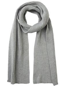 Шарф светло-серого меланжа Man's World