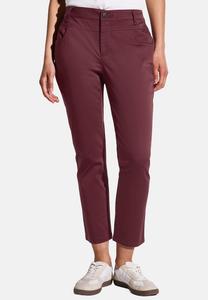 Брюки 45876 Street One, темно-красный