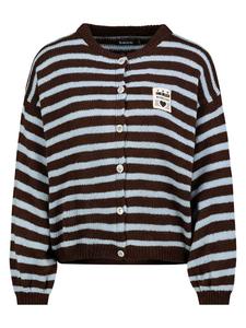 Sublevel Кардиган коричневого/светло-голубого цвета