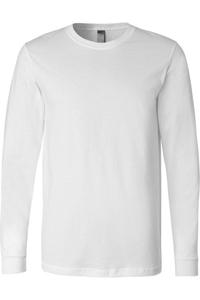Футболка унисекс из джерси с длинным рукавом BELLA + CANVAS, белый