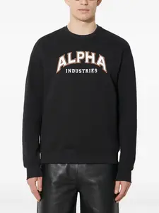 Классический свитшот Alpha Industries, черный