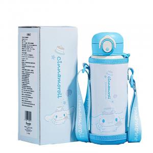 Термостаканы 480 мл с подстаканником Sanrio, Bouncing Cup - Cinnamon Dog