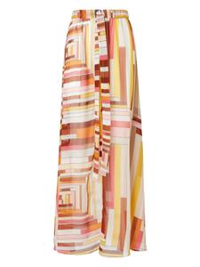 Missoni юбка макси с принтом, оранжевый