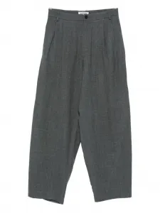 Шерстяные брюки-палаццо Darkpark, серый