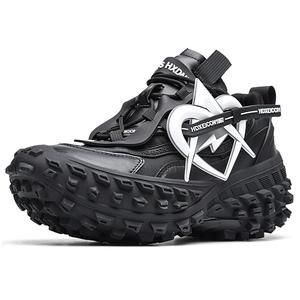 MVA Нескользящие, износостойкие, дышащие, легкие, низкие, массивные кроссовки унисекс, черно-белые