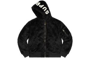 Куртка Supreme Faux Fur Reversible MA-1, черный