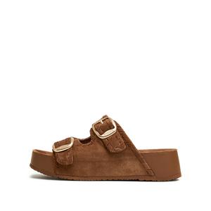 Staccato Резиновые пенные шлепанцы с быстрой сушкой для женщин Mocha Coffee, цвет Mocha Coffee