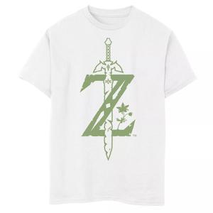 Футболка с логотипом Z Zelda Breath Of The Wild для мальчиков 8–20 лет Licensed Character