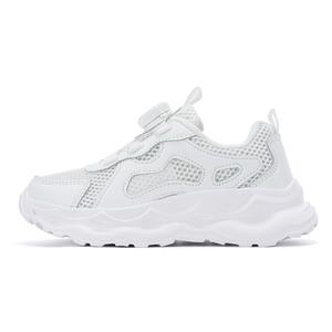 Нескользящие, дышащие, увеличивающие рост, тихие, низкие детские кроссовки для бега SHIBU, белый