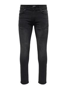 Джинсы ONLY Slim Fit Basic Hose Stoned Washed Denim Pants ONSLOOM, черный