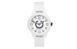 Часы мужские кварцевые на силиконовом ремешке с белым циферблатом PUMA