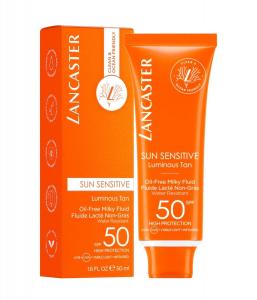 Солнцезащитный крем Lancaster Clean Sun Sensitive Milky Fluid SPF 50, 50 ml