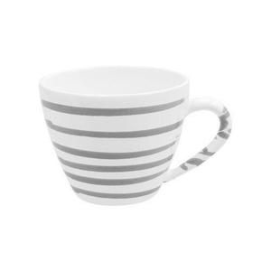 Чашка Grey-flamed gourmet для мокко/эспрессо 0,06 л / высота: 5,1 см Gmundner Keramik, белый/серый