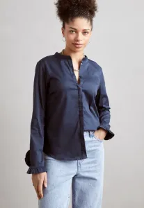Блузка mattie на пуговицах Mos Mosh, Night Blue