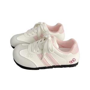 MXGM Скользоустойчивые, износостойкие, дышащие, легкие женские кэжуал кеды лоу-топ бело-розовые, цвет White Pink