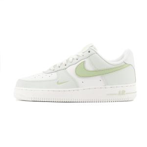 Кроссовки Nike Air Force 1 устойчивые к истиранию низкие для скейтбординга унисекс бело-зеленые, цвет White Green