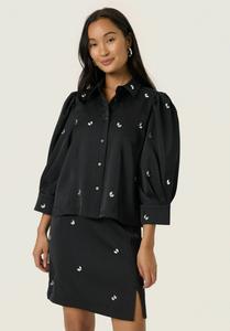 Блуза Soaked in Luxury SELDA CHIBA, Black