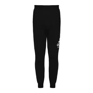 Чёрные вязаные спортивные штаны для подростков Adidas