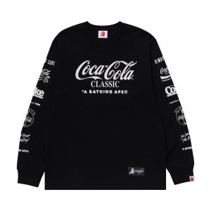 Футболка с длинными рукавами BAPE x Coca-Cola Milo, черная