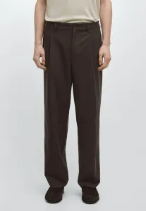 Брюки свободного кроя Massimo Dutti, Dark Brown