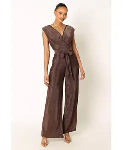 Женский комбинезон Nora с широкими брючинами Petal and Pup, коричневый