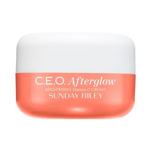 Увлажняющий крем CEO Afterglow Brightening с витамином С Sunday Riley, 0.5 oz /15 mL
