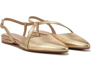 Туфли на плоской подошве Naturalizer Hawaii Pointed Toe Slingback Flats, золотой
