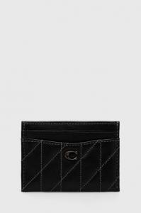 Кожаный футляр для карточек Essential Card Case Coach, черный