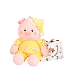 Плюшевая игрушка OU DI PIG, Cute Pig 40Cm+Bear Shopping Bag