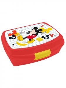 Geda Labels Ланчбокс Mickey Happy красного цвета - 600 мл