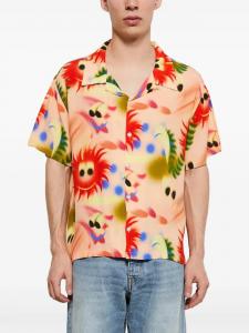 Рубашка с графическим принтом Brain Dead, оранжевый