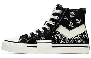 Женские кеды Shooter Canvas High Top черного цвета Pony