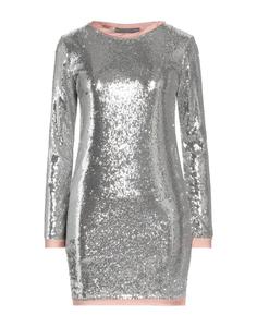 Мини-платье 19.70 Nineteen Seventy, серебряный