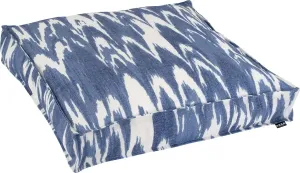 Х.ОК.К. Подушка напольная "Амарадор", имитация батика H.O.C.K. 60х60 см, синий/темно-синий