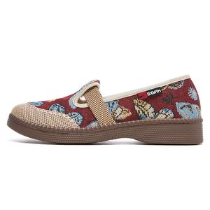 DOUBLE STAR 88 Женские повседневные туфли на низком каблуке красные, цвет Red