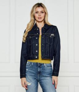 Джинсовая куртка Calvin Klein Jeans Cropped Fit, синий